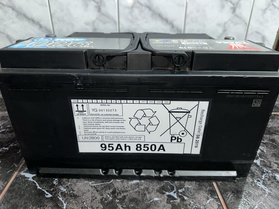 Baterie / Acumulator YUASA AGM - 95ah - 850A