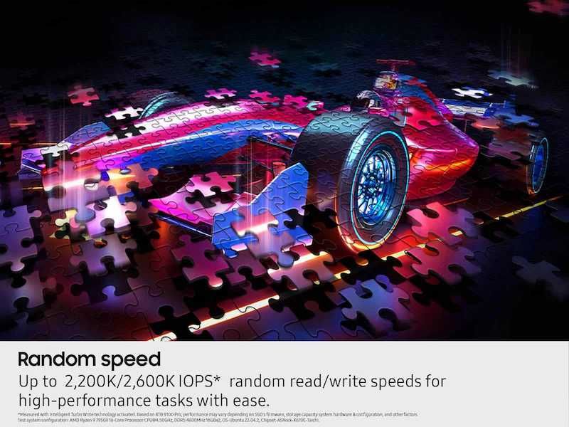 Новый SSD NVMe Samsung 9100 PRO 4TB. Накопитель PCIe 5 го поколения.