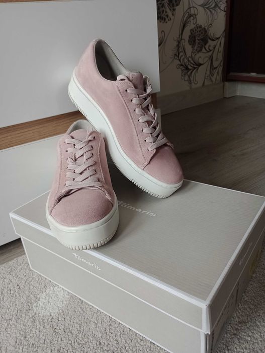 Кецове Tamaris естествен велур