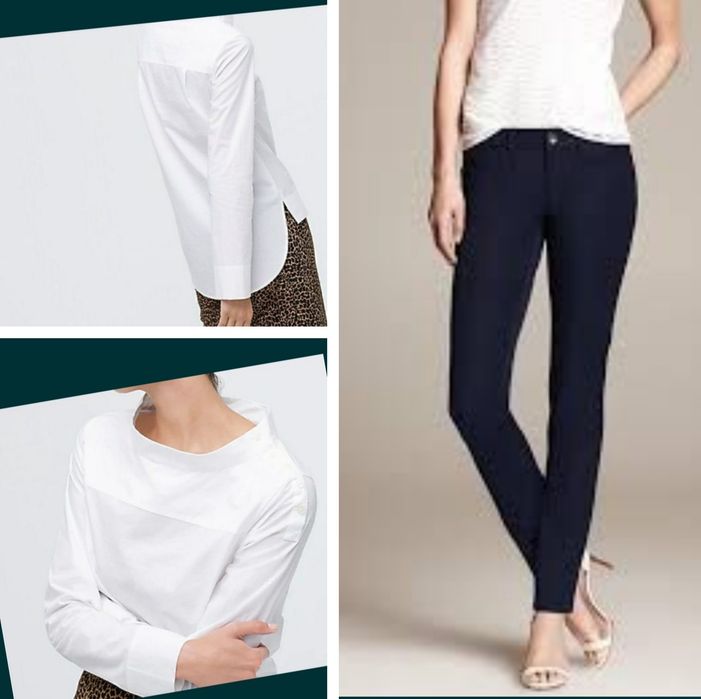 Banana Republic легенцы брюки 44 +кофта Jcrew