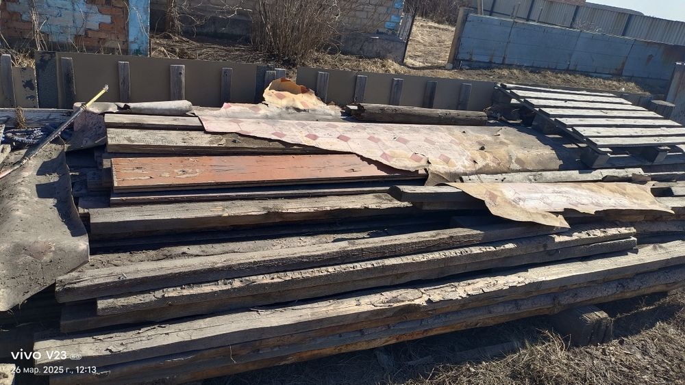 Продам половые доски и бруски бу