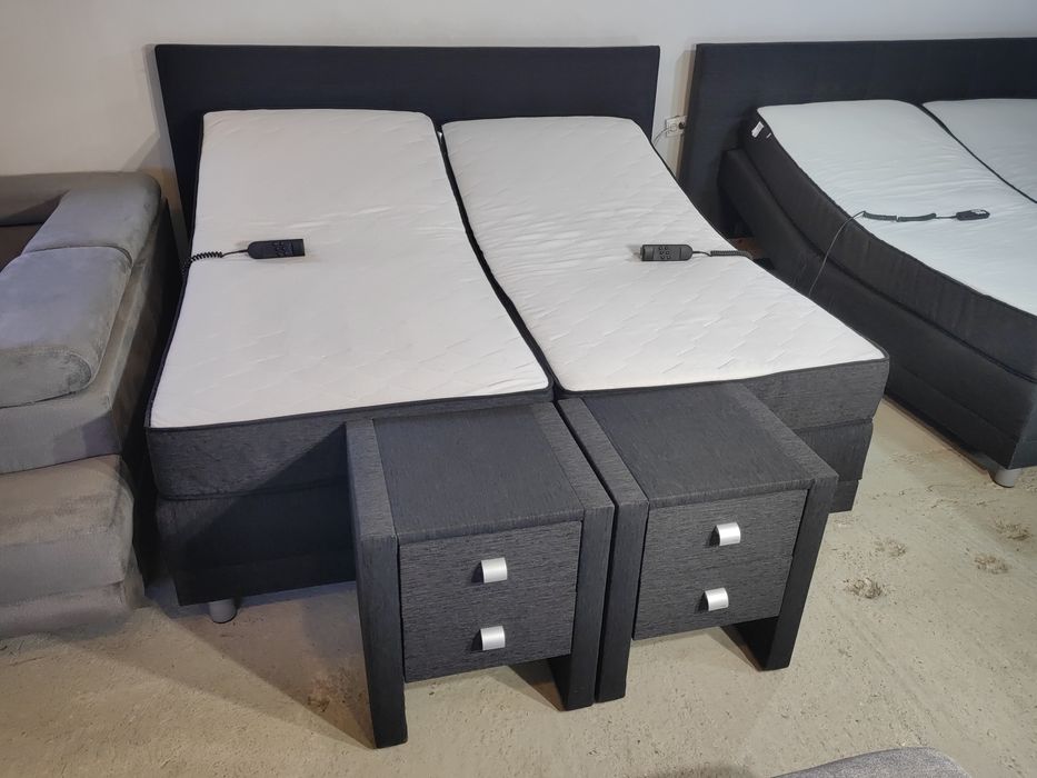 Pat Dormitor Boxspring Electric cu noptiere 180/200