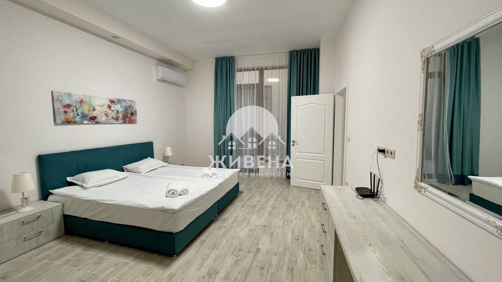 Обзаведен 4-стаен апартамент до плаж Кабакум, Варна