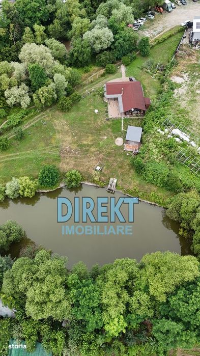 Proprietate deosebita! Teren generos+Lac+Casa de vacanta, Kaufland Sud