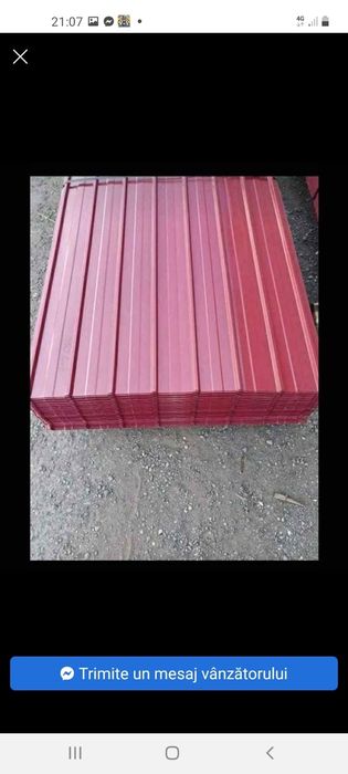 Vând tablă colorată și zincată