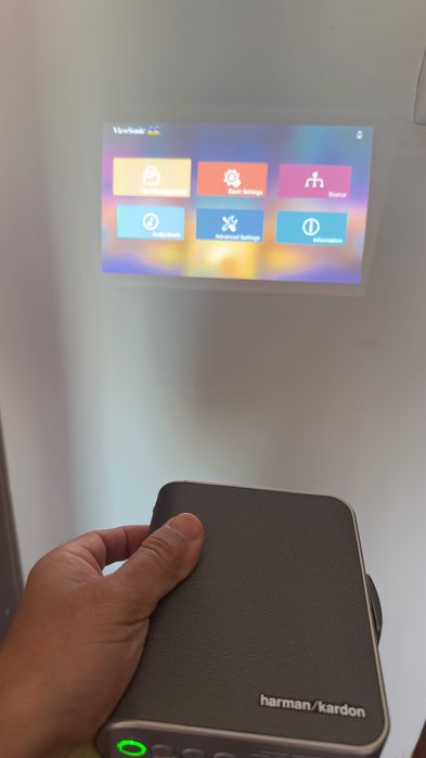 Viewsonic M1 Videoproiector LED WVGA 250 lumeni Boxe Harman Kardon