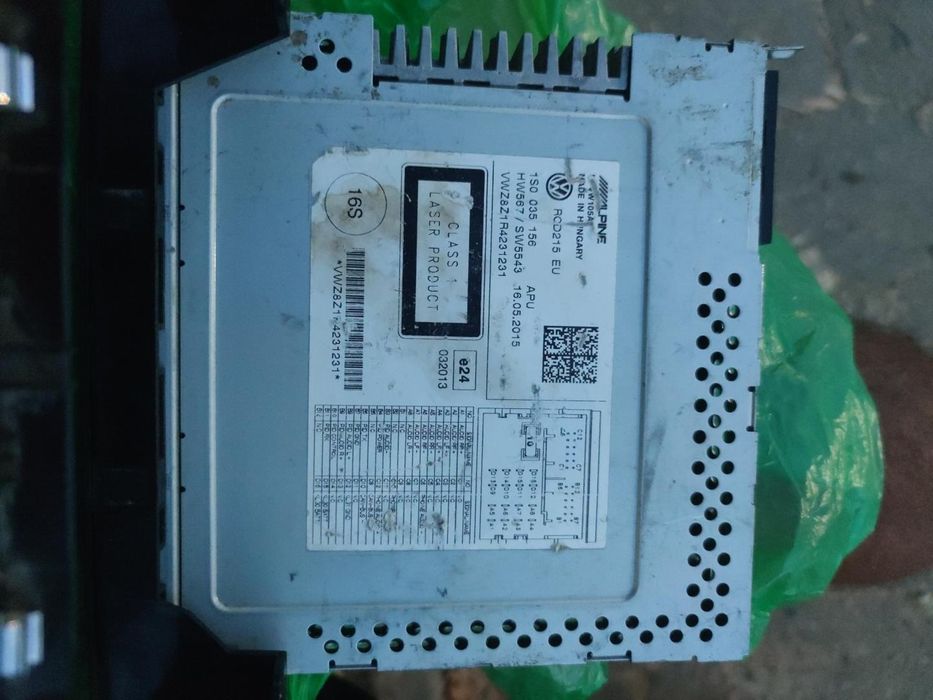 Радио rcd 215 eu за vw