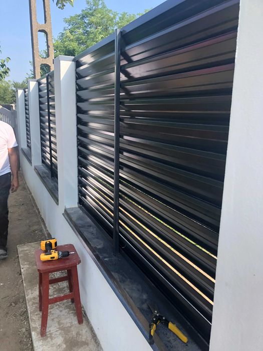 Jaluzele gard Aluminiu 0.7 dublu vopsite - Produse top