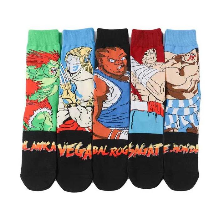 Happy socks-Madsocks-Street Fighter - луди,весели,цветни,шарени чорапи