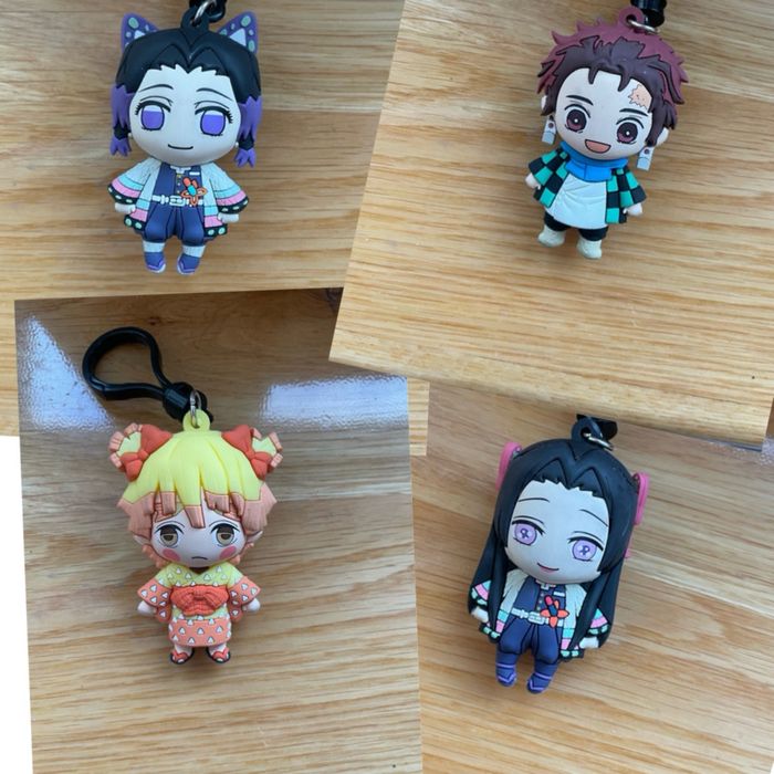 Damon slayer figurine, jucarii, breloc