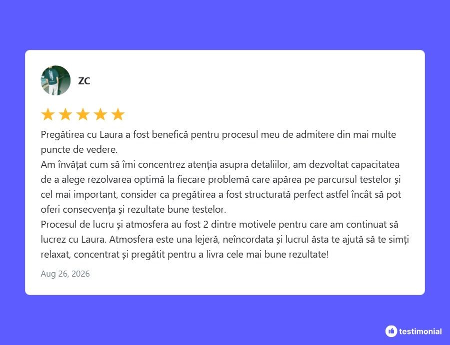 Pregatire psihologica admitere MAI/MAPN/ANP/IGSU/SRI