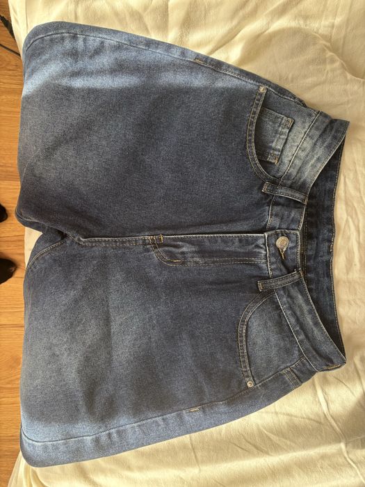 Чисто нови тъмно сини дамски дънки