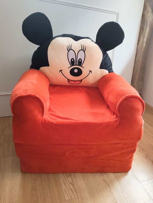 Fotoliu extensibil copii din pluș Minnie