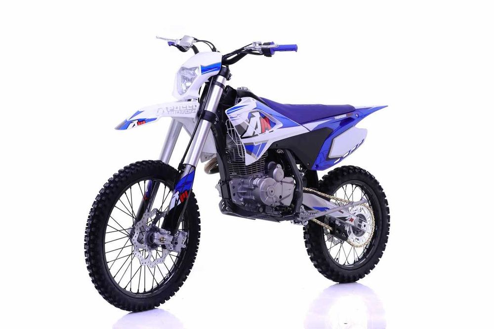 Motocicleta cross Apollo Thunder 150cc, albastru, off-road, NOUA