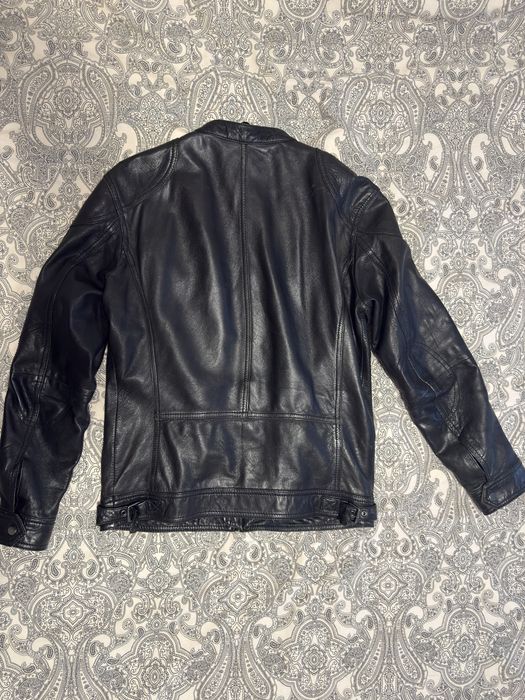 Zara яке естествена кожа