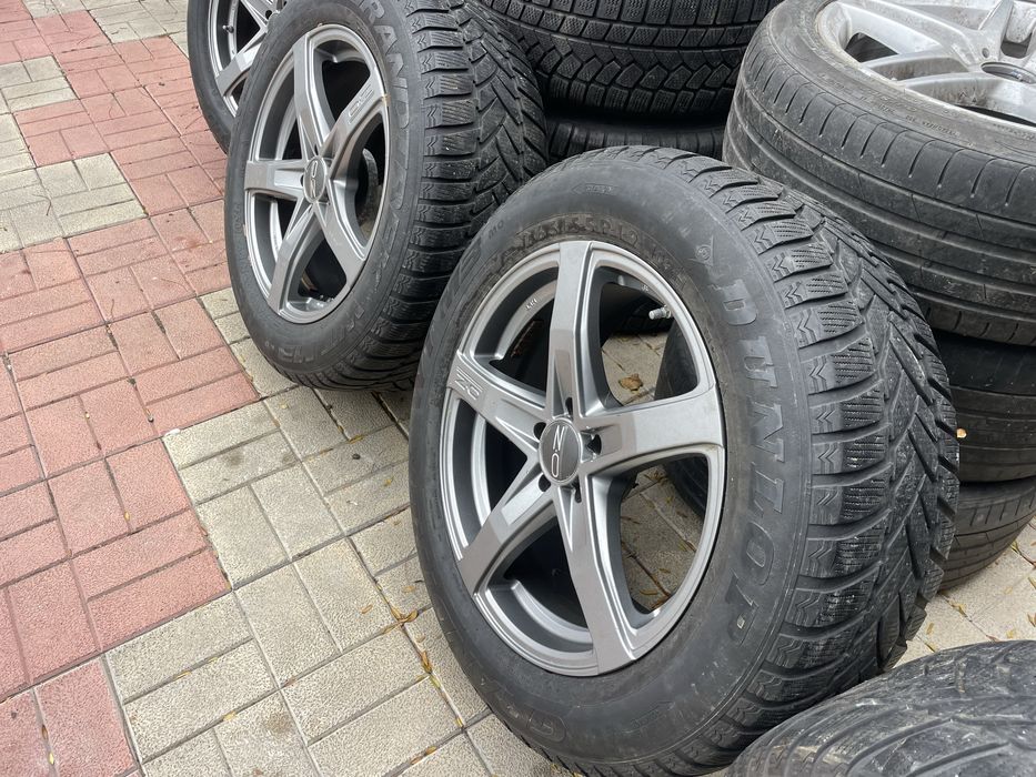 Roti iarna mercedes  / prindere 112/OZ / cauciucuri iarna dunlop 265/55/19