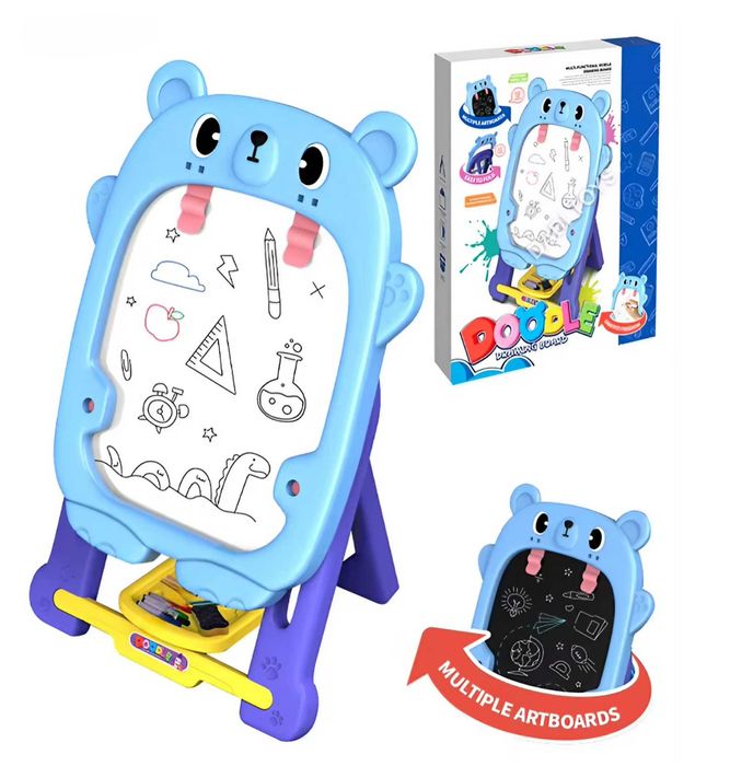 Чудесна двустранна дъска Мече с бяла и черна страна