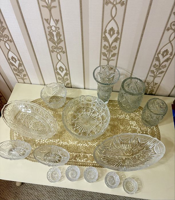 Продам вазы,салатники хрусталь