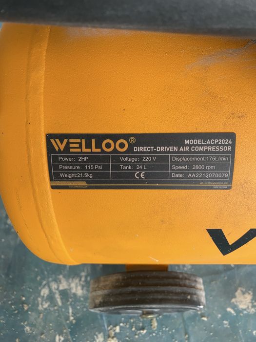 Velloo kompressor 25L