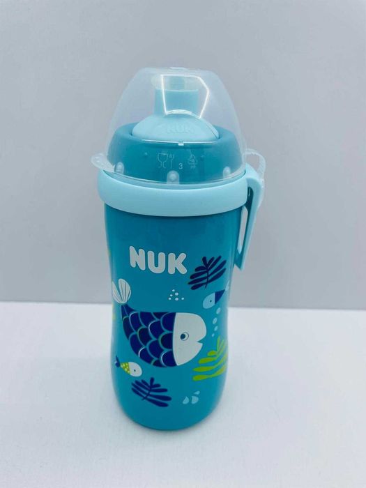 Cana NUK Junior cu capac push-pull, 300 ml, 18+ luni