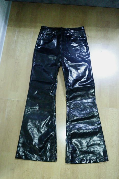 Rick owens heavy waxed джинсы