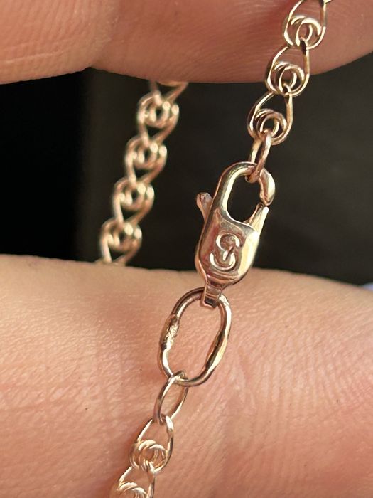 Цепь красное золото 585