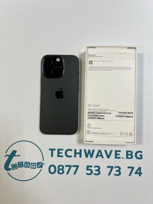Apple iPhone 16 Pro 256GB Black Titanium - US version