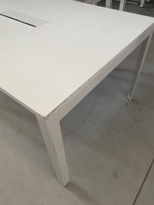 Masă Ședințe Conferințe 150X100 cm; Birou de Lucru Cadru Metalic