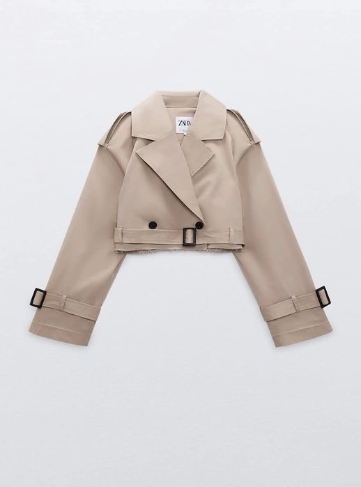 Естествена кожа яке и тренч Zara