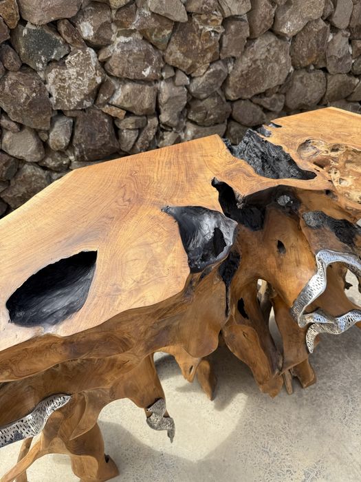 Конзола от дърво и желазо