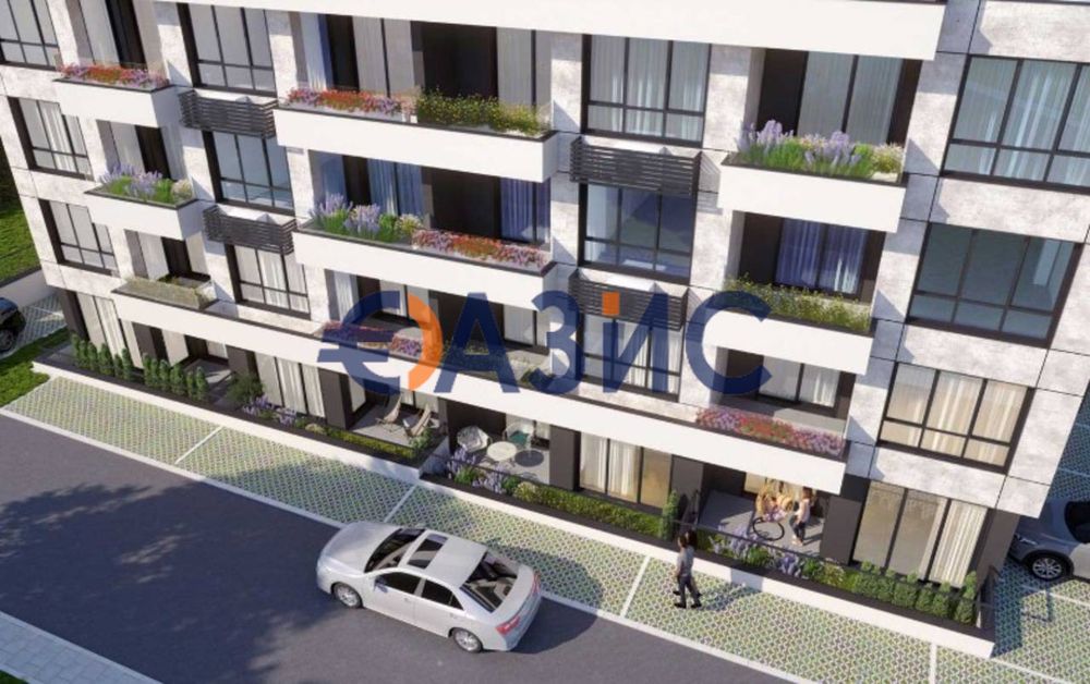 Апартамент с 1 спалня на партер, "Рока Резиденс 1" Равда, 65 кв. м.,