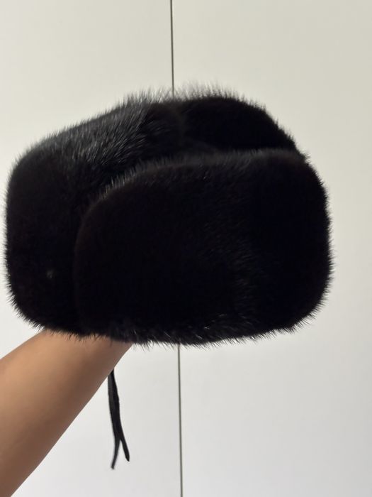 Шапка норкова ушанка