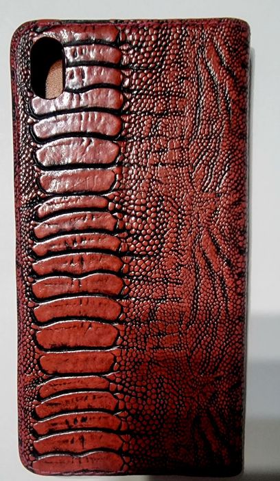 Кейс за Sony Z5 premium, естествена кожа