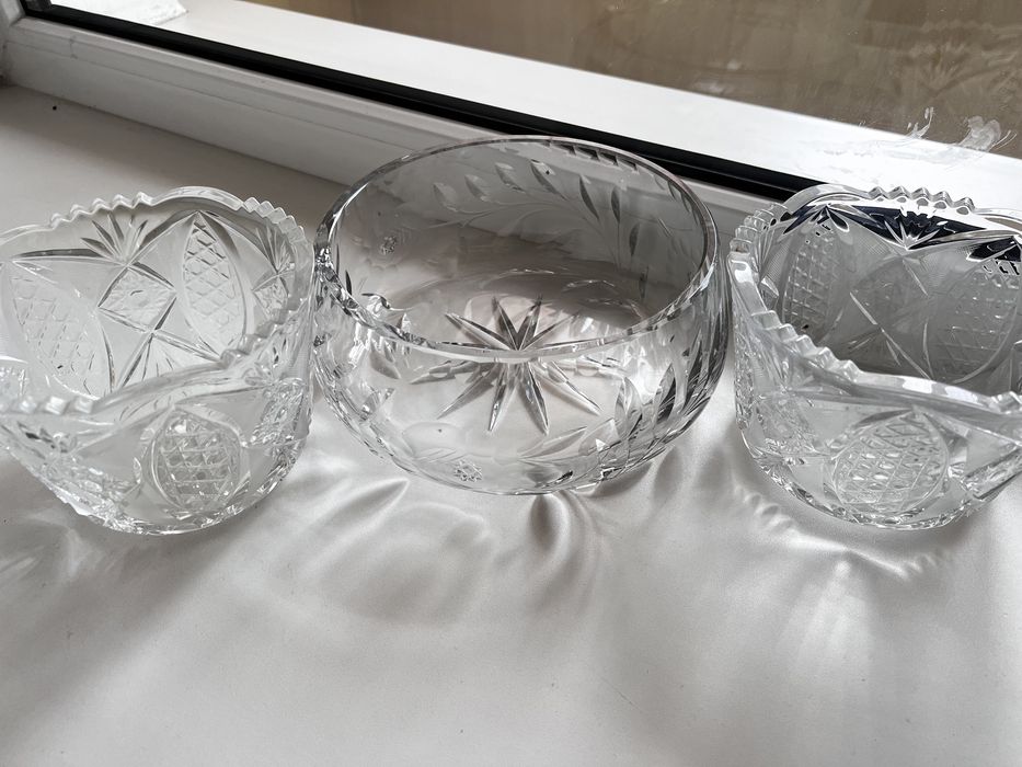 Вазочки хрусталь!