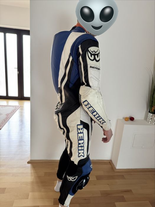 Costum/combinezon moto din piele Berik