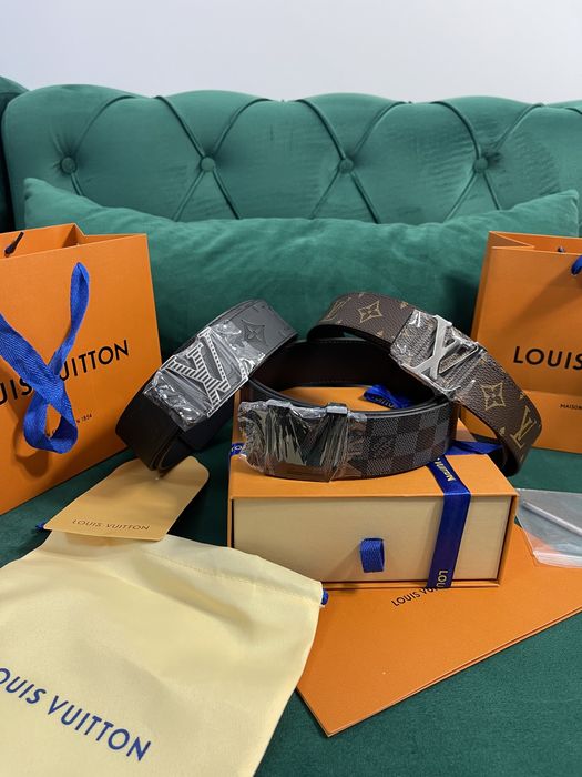 Curea Louis Vuitton piele naturala 100% Full Box colectie noua