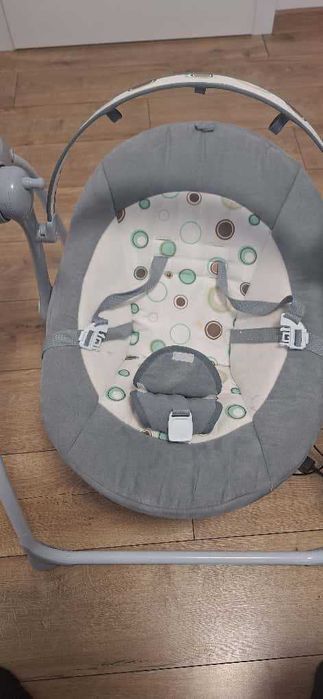 Leagan electric RicoKids cu melodii + Perna contra plagiocefaliei