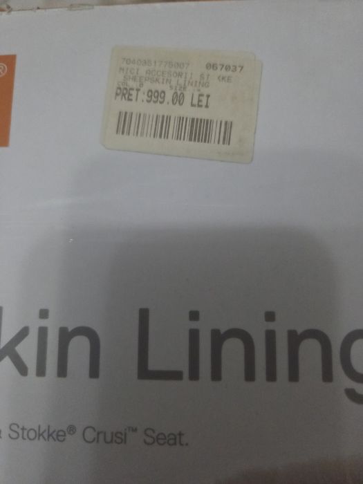 Vând blana pt carut Stokke