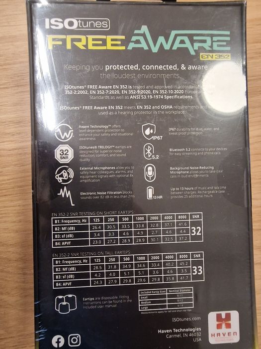 ISOtunes Free Aware - чисто нови Bluetooth слушалки с професионална защита на слуха