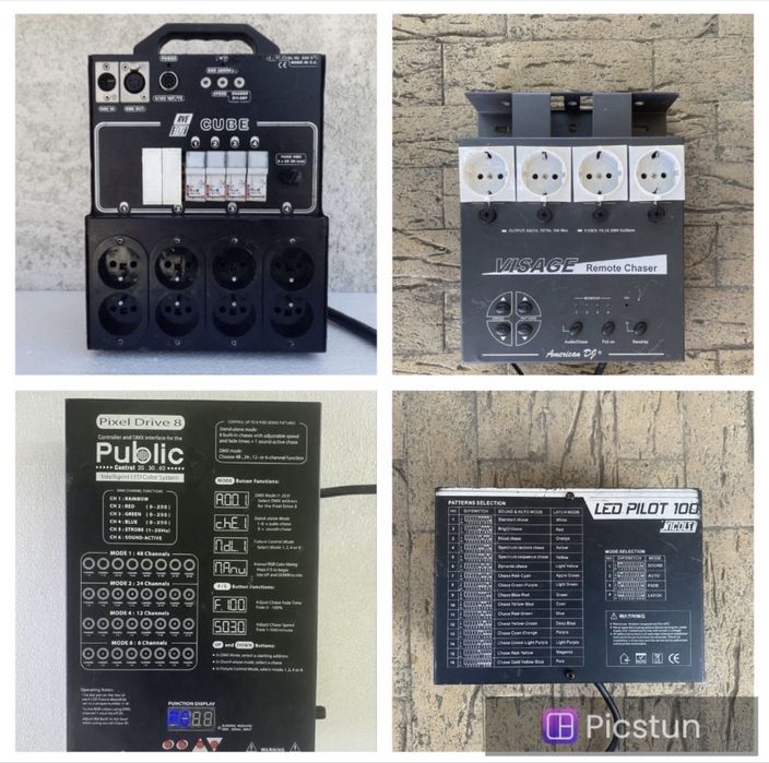 DMX Led Pilot / Pixel Drive / Dimmer America / RVE CUBE