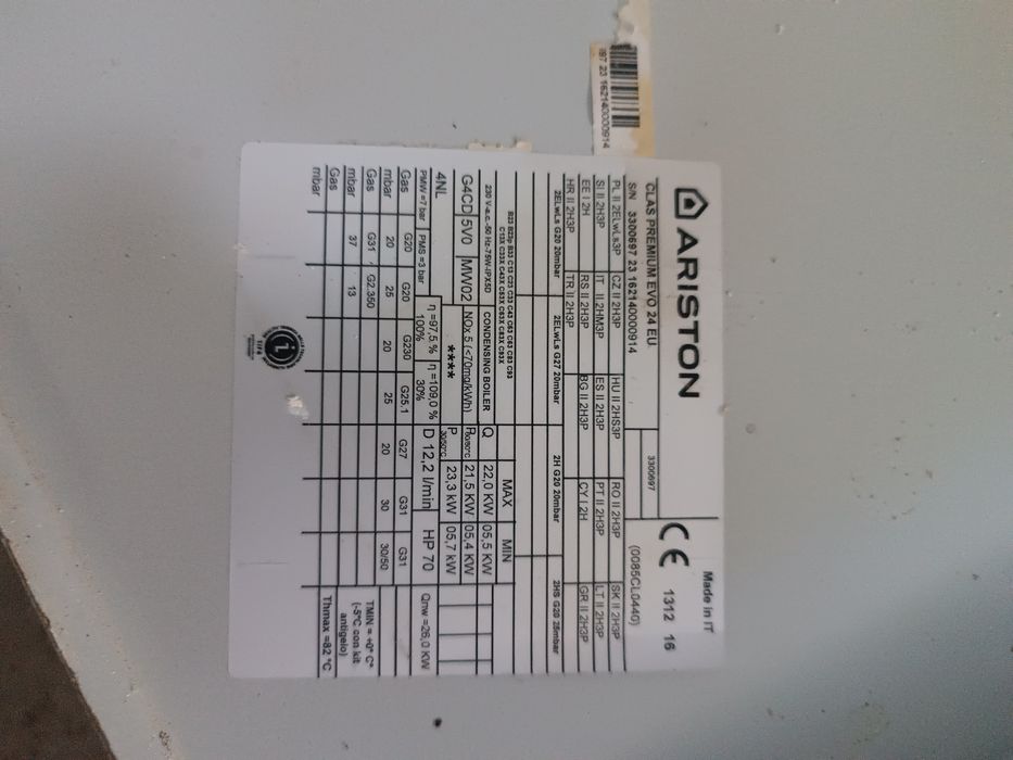 Piese Ariston Clas Premium Evo 24