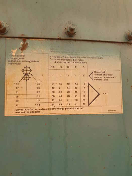 Tocător furaje fan lucerna siloz crengi  Mengele tocatoare