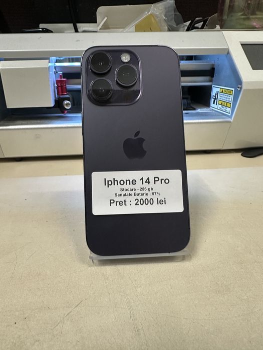 Iphone 14 pro / 256 gb / 96% baterie / garantie / Impecabil ca Nou