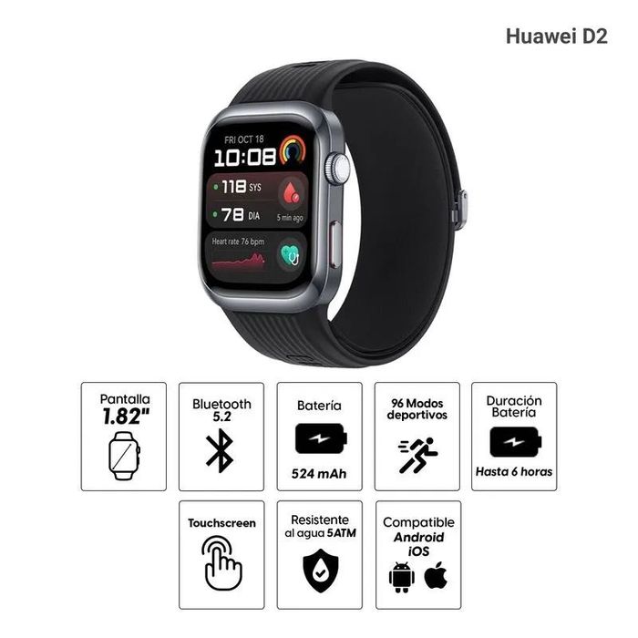Новый Huawei Watch D2 • Часы для Давление •
