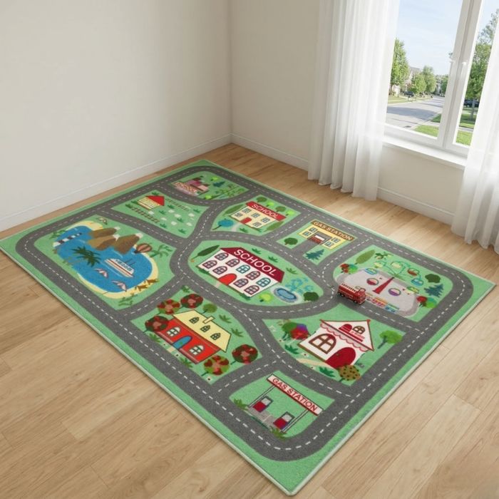 Детски килим за игра 120х160см -Противоплъзгащ и миещ се