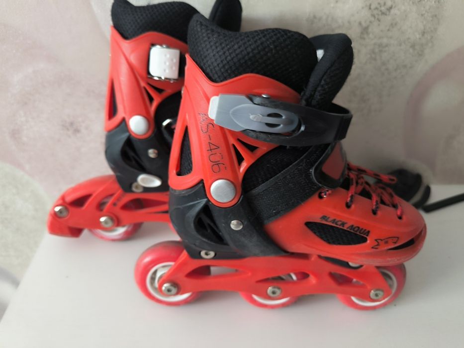 Коньки+ ролики растущие 26-29 рр