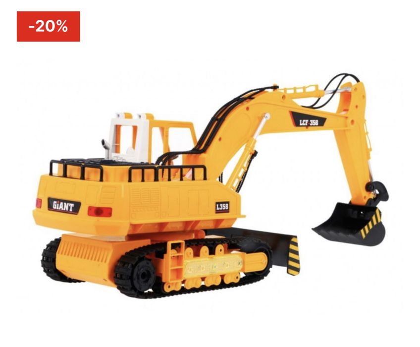 Excavator mare cu senile si telecomanda