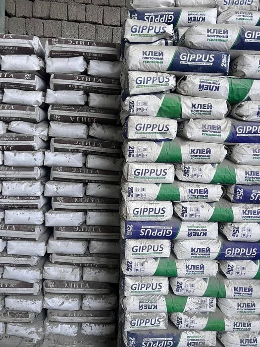 Клей плиточный усиленный, газаблок клей, пенаблок клей,кафель клей,