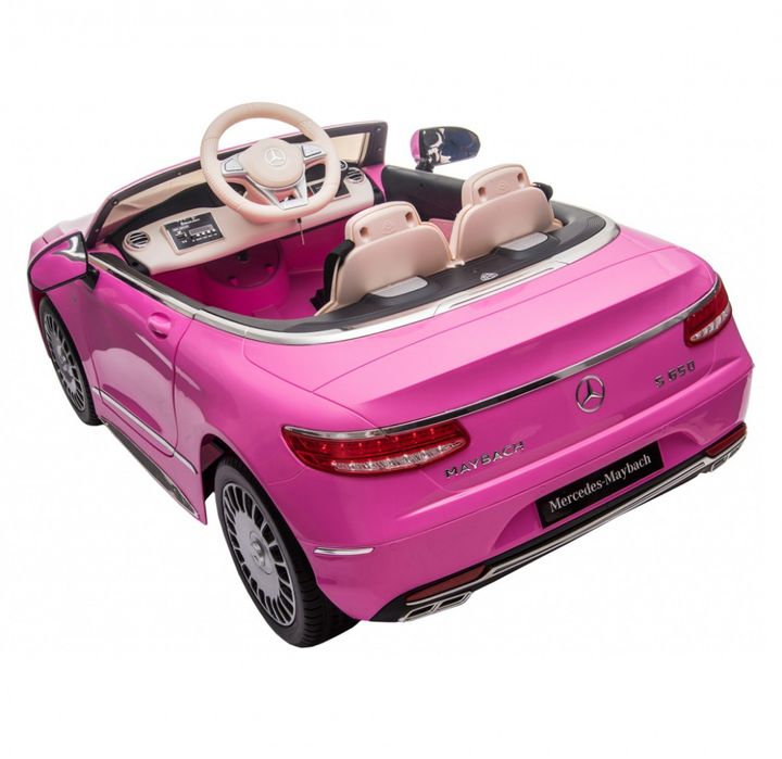 Masinuta electrica pentru copii Mercedes Maybach S650 Pink 12V