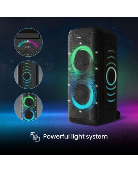 Нова Bluetooth тонколона/аудио система Hisense - HP500 Party Thunder 620 W